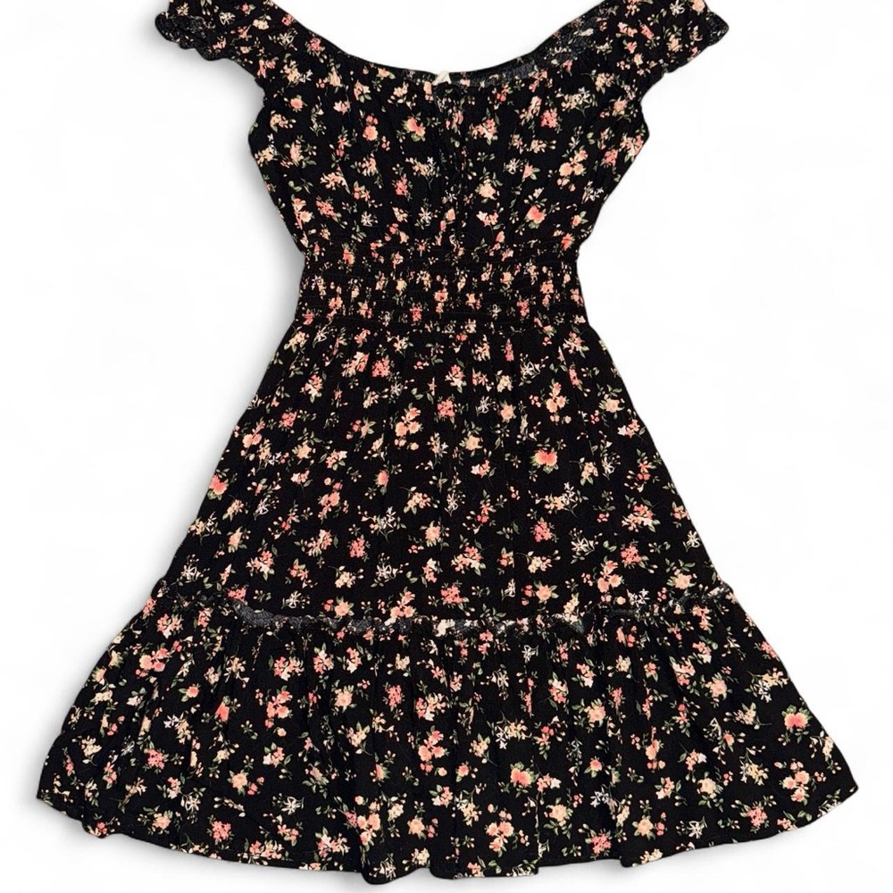 Women’s black floral dress - size S